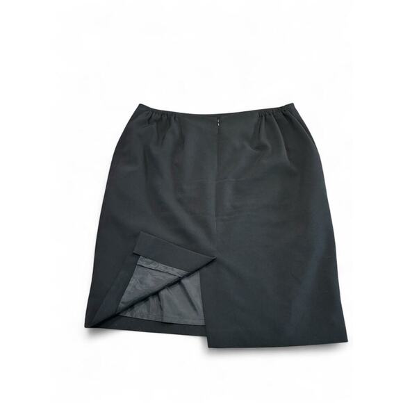 Jones Studio Separates Women's Black Pencil Skirt Zipper Lined 14W - Picture 4 of 6
